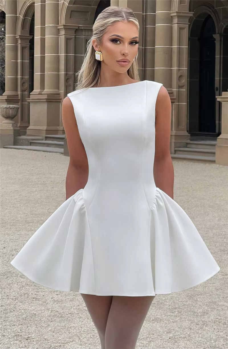 Tahlia™ - Stylish Backless High Waist A-line Sexy Mini Dress