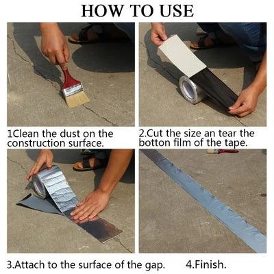 SuperTape - Super waterproof tape from butyl rubber