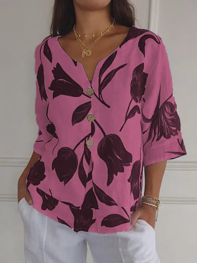 Stella™ - Comfortable V-neck Shirt