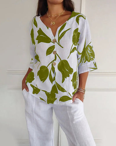 Stella™ - Comfortable V-neck Shirt