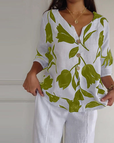 Stella™ - Comfortable V-neck Shirt