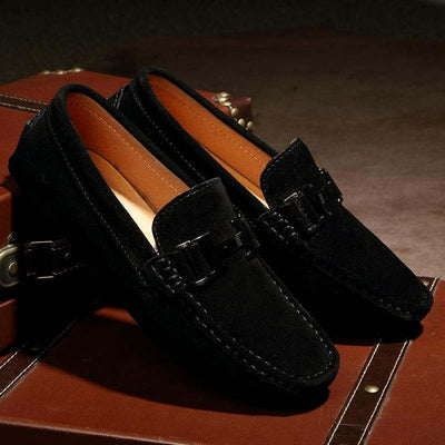 Retro Men's Slip-on Round Toe Loafers