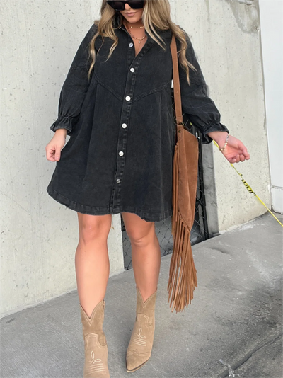 Freya™ - Casual Denim Dress