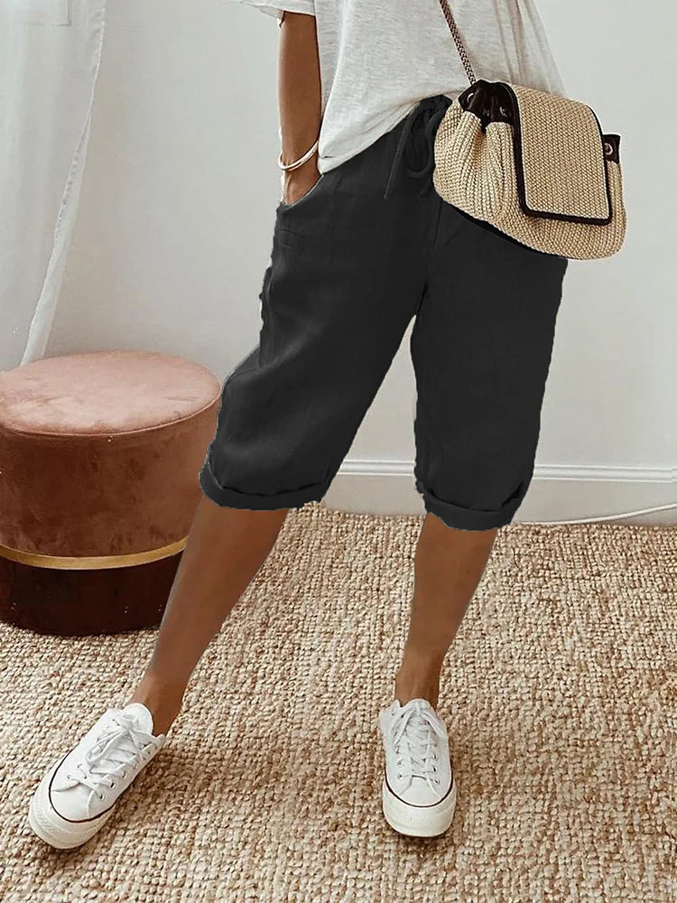Freya™ - Cotton-Linen Women's Pants