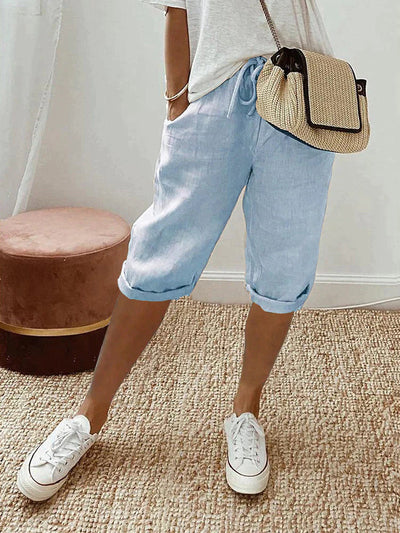 Freya™ - Cotton-Linen Women's Pants