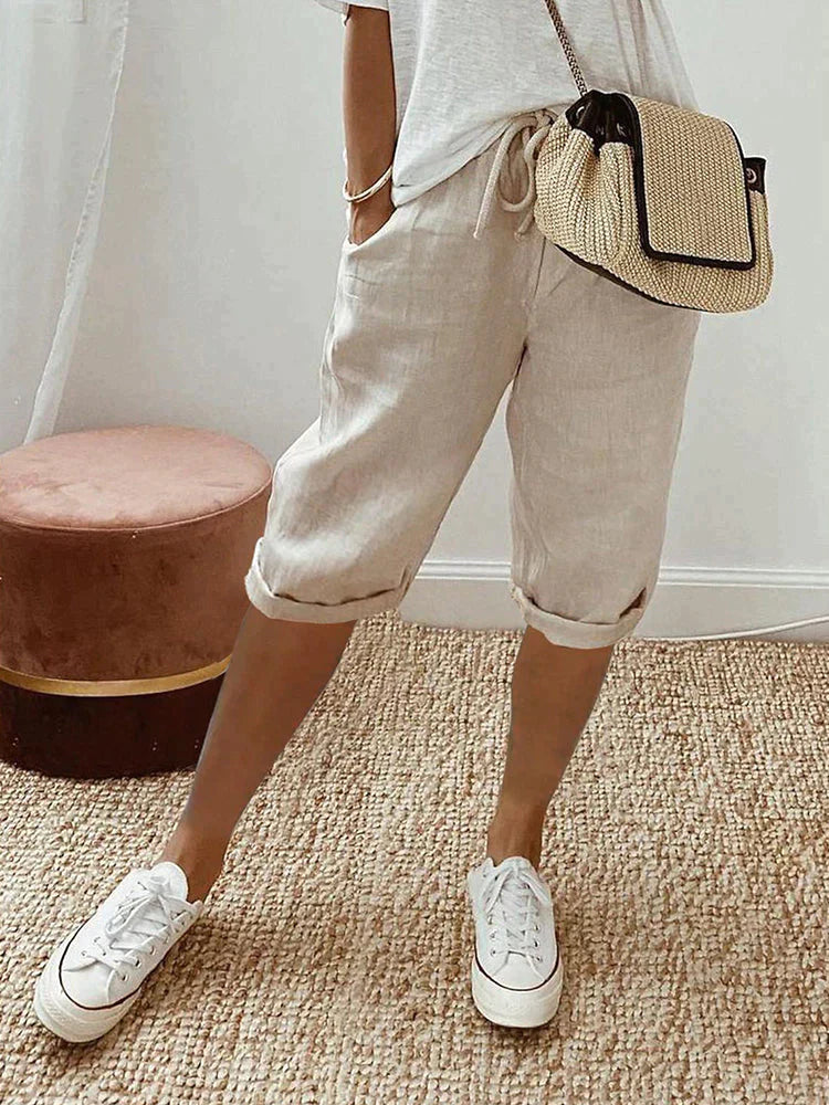 Freya™ - Cotton-Linen Women's Pants