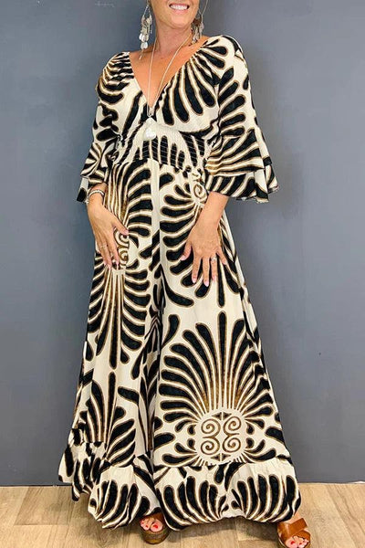 Ivy™ - Classy Printed Jumpsuit