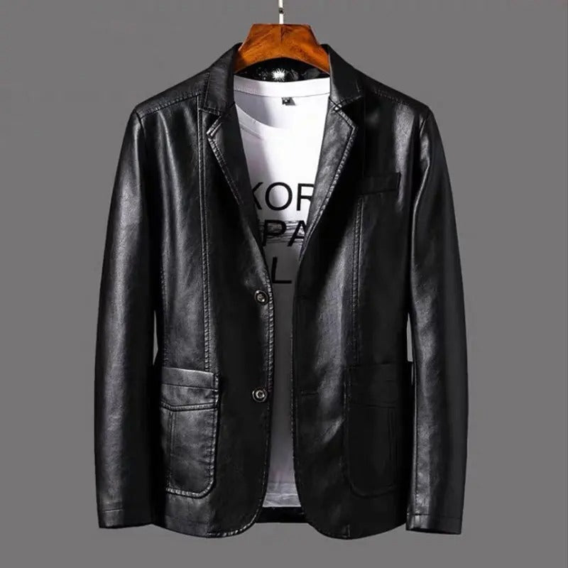 Lucas™ - Stylish Warm Leather Jacket