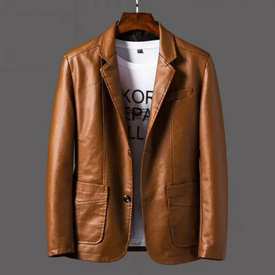 Lucas™ - Stylish Warm Leather Jacket
