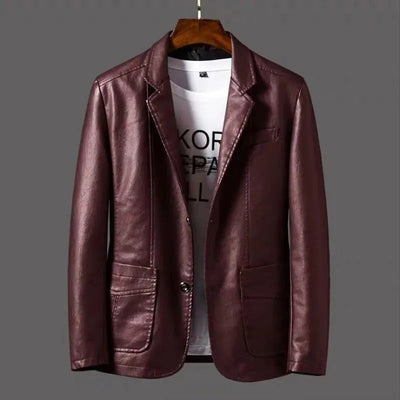 Lucas™ - Stylish Warm Leather Jacket