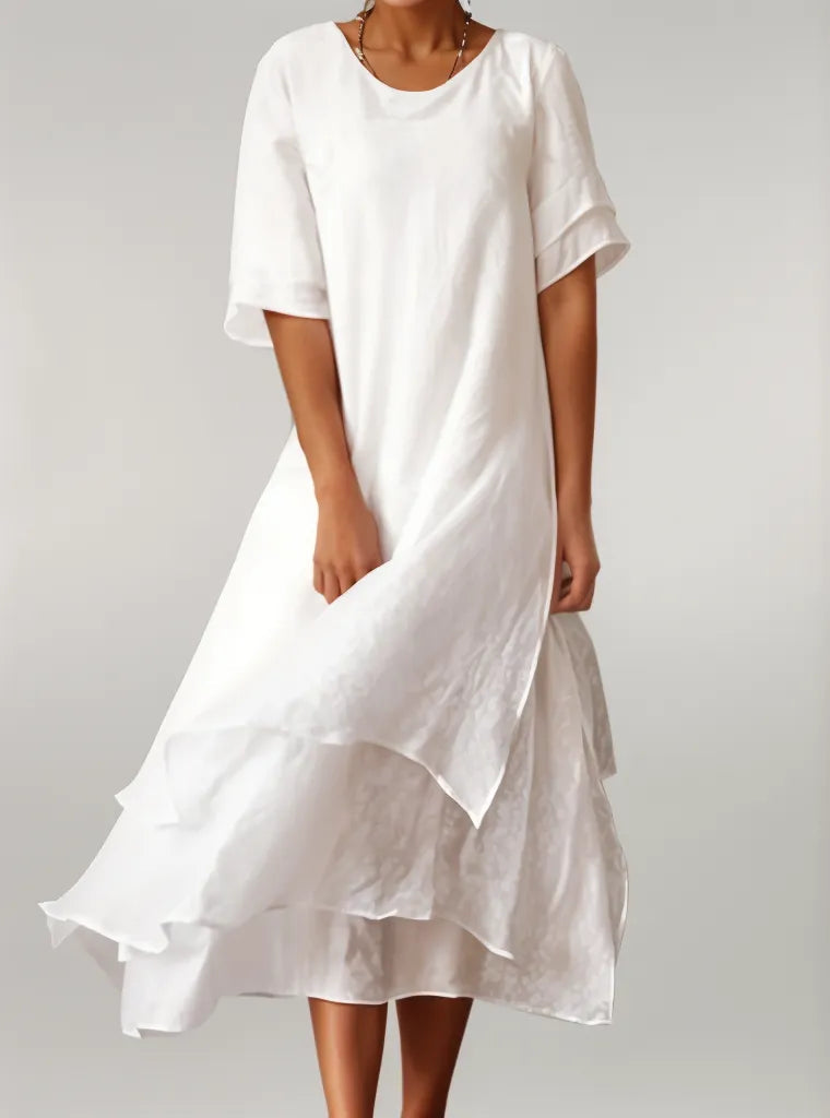 Freya™ - Elegant Long Ruffles Dress