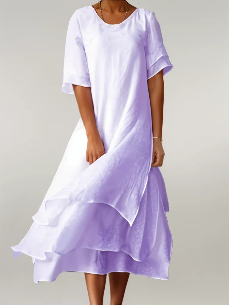 Freya™ - Elegant Long Ruffles Dress