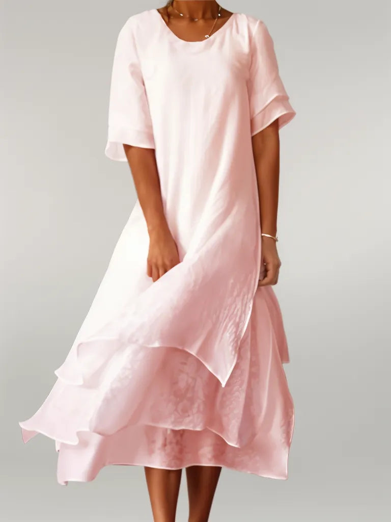 Freya™ - Elegant Long Ruffles Dress