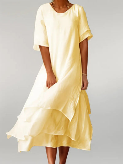 Freya™ - Elegant Long Ruffles Dress