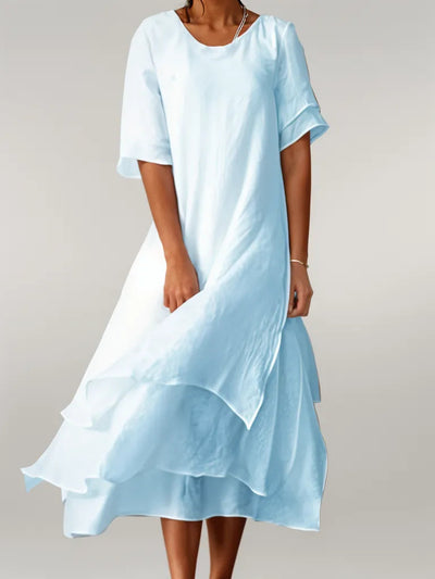 Freya™ - Elegant Long Ruffles Dress