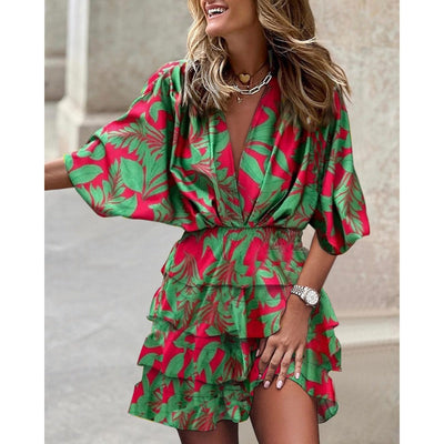 Freya™ - Stylish Print Dress