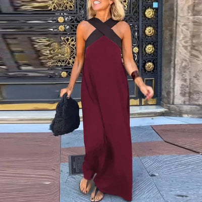 Hazel™ - Elegant Cross-Shaped Backless Dress