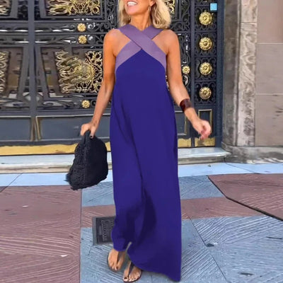 Hazel™ - Elegant Cross-Shaped Backless Dress