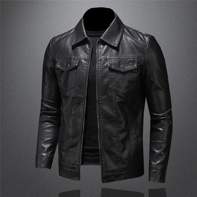 Pankraz™ - Classic comfortable leather jacket